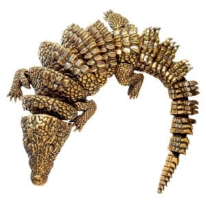 Movable Crocodile Statue