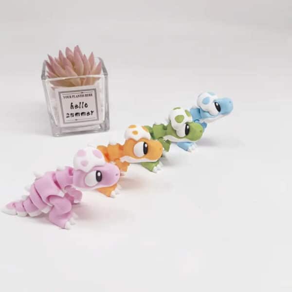 3D Printed Customized Articulated Dragon Animal Kids Toy - Image 3