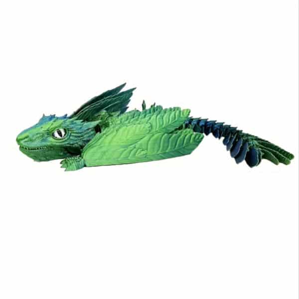 Articulated 3D Printed Flexible Wyvern Dragon Toy for Kids - Image 3