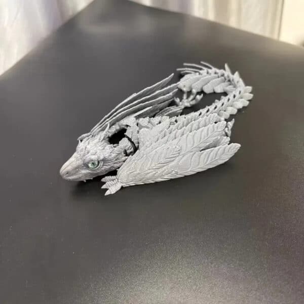 Articulated 3D Printed Flexible Wyvern Dragon Toy for Kids - Image 2