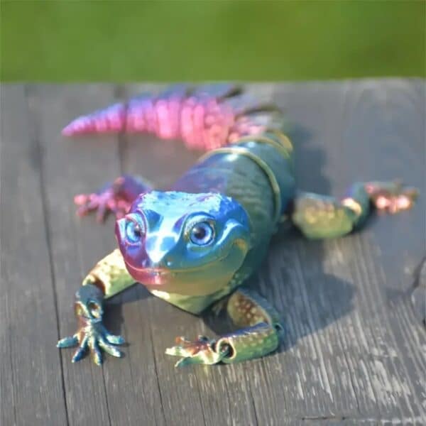 3D Printed Realistic Lizard Model with Movable Joints - Image 3