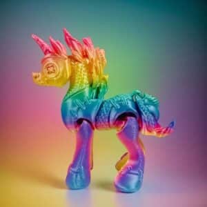 Rainbow Unicorn Toy