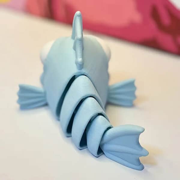 Articulated 3D Printed Shark Ocean Toy for Children's - Image 3