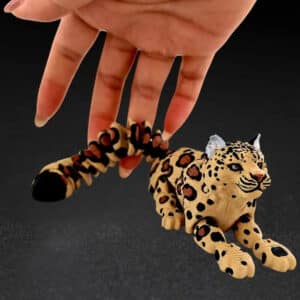 3D Printed Snow Leopard