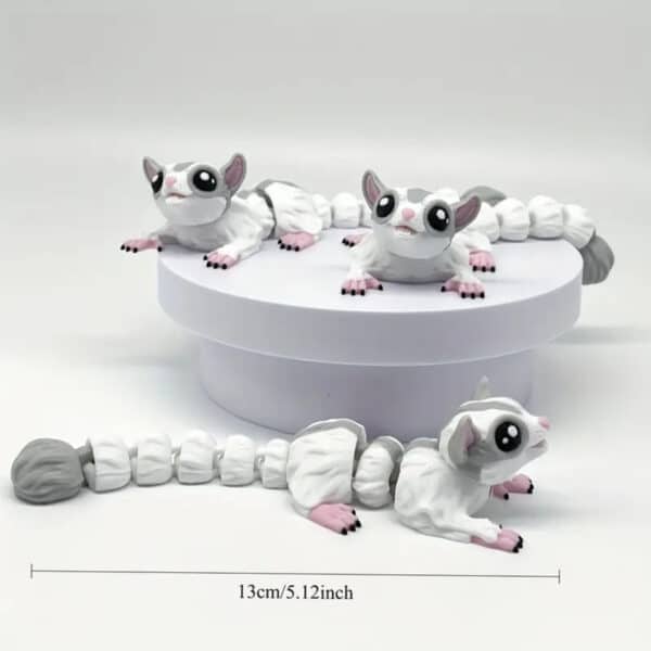 Customized 3D Printed Poseable Sugar Glider Toy for Kids - Image 2