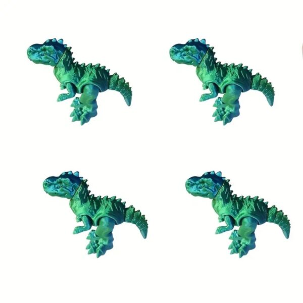 3D Printed T Rex Dinosaur Animal Toy with Movable Joints - Image 3