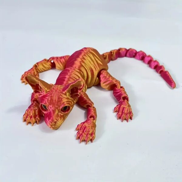 Articulated 3D Printed Customized Cat Toy for Children's - Image 14