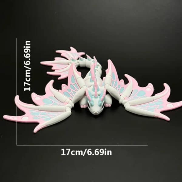 Adorable Colorful 3D Printed Pterosaur Toy for Children's - Image 2