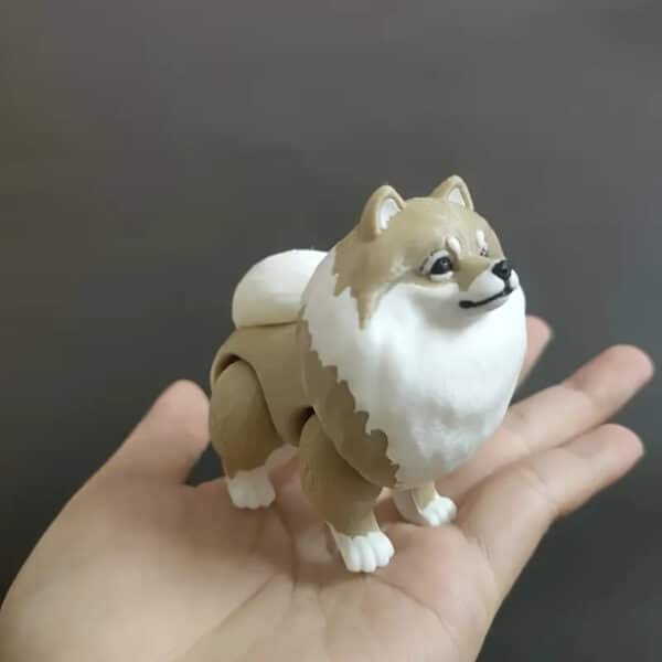 3D Printed Customized Pomeranian Dog Toy for Children's - Image 2
