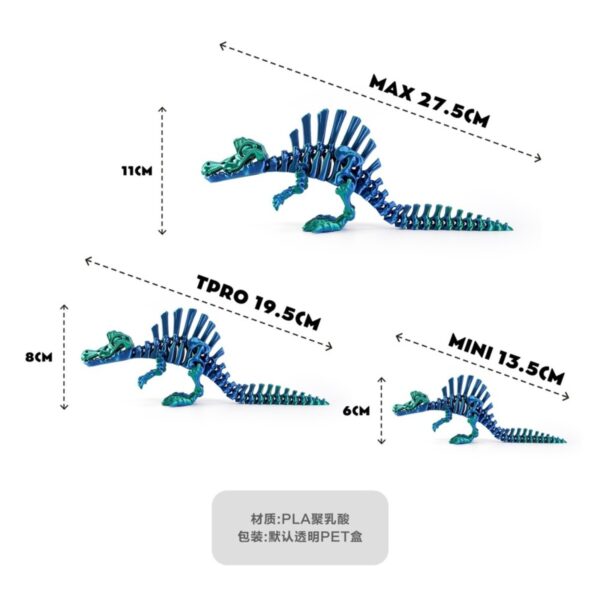 Articulated 3D Customized Dragon Dinosaur Toy for Kids - Image 3