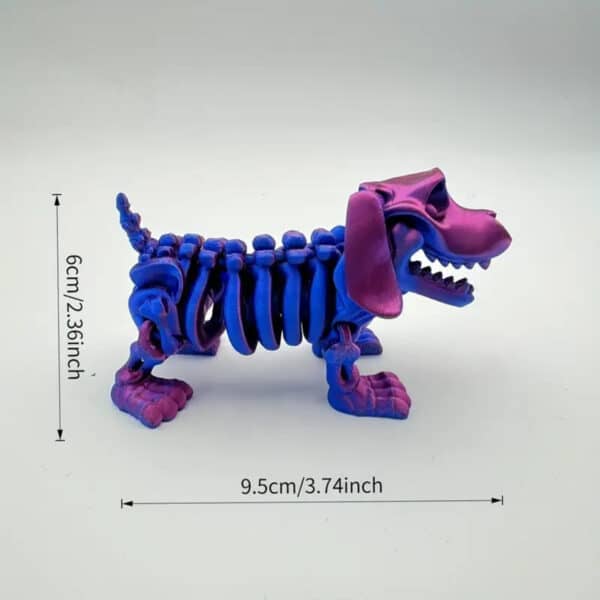 Flexible 3D Printed Articulated Jointed Dog Toy for Kids - Image 3