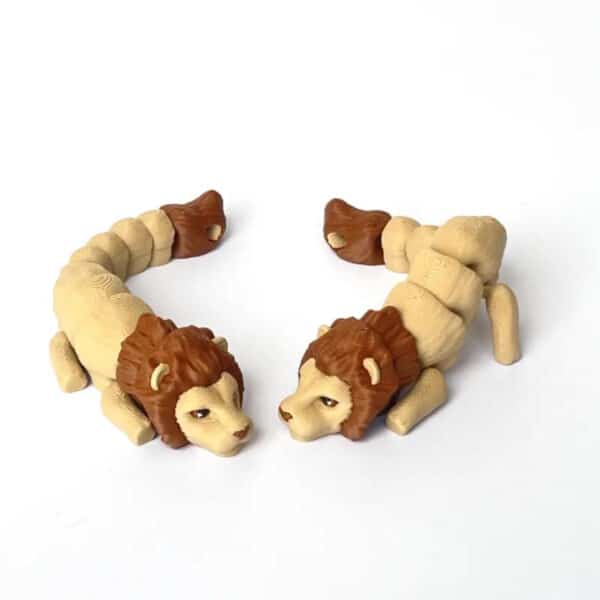 Articulated 3D Printed Lion Ornament Toy for Children's - Image 2