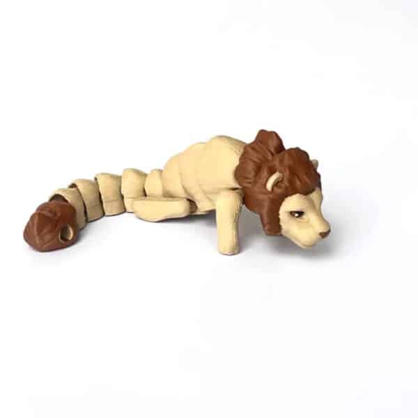 Articulated 3D Printed Lion Ornament Toy for Children's - Image 6