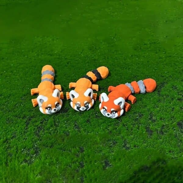 Movable Multicolored Panda