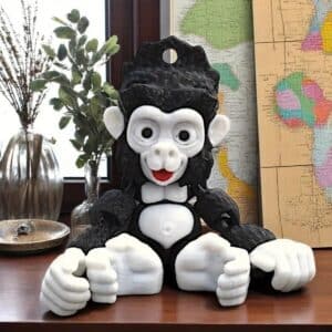 Chimpanzee Animal Statue