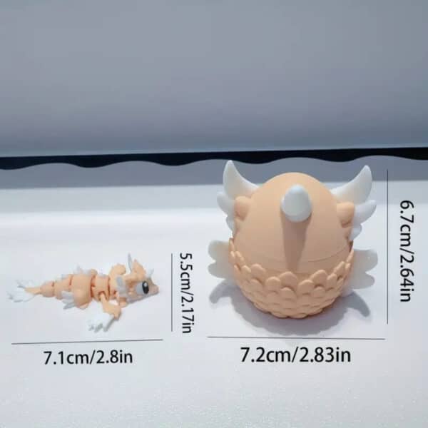 Customizable 3D Printed Adorable Celestial Dragon Egg Set - Image 5