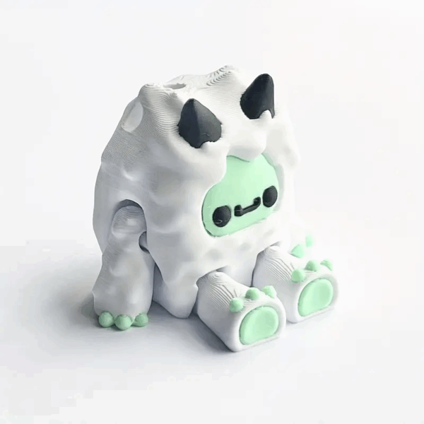 Christmas Yeti Statues