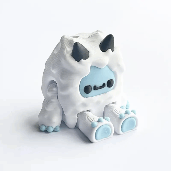 Movable Joint Christmas Yeti