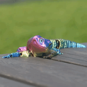 Customizable 3D Printed Lizard