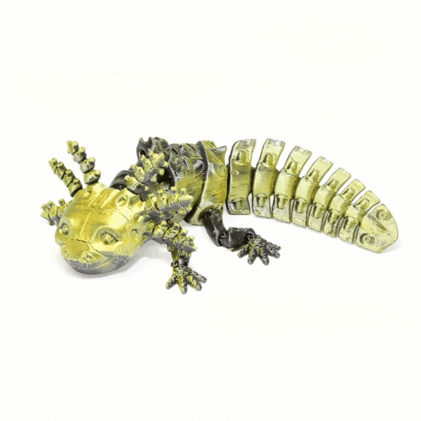 Custom 3D Printed Colorful Axolotl Toy for Fun and Play - Image 2