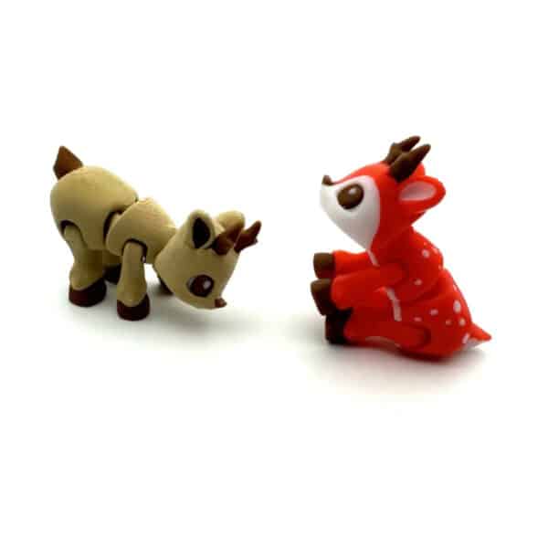 Customizable 3D Printed Colorful Reindeer Toy for Kids - Image 3