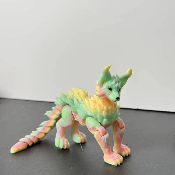 3D Printed Articulated Dragon Cat Toy for Children - Image 4
