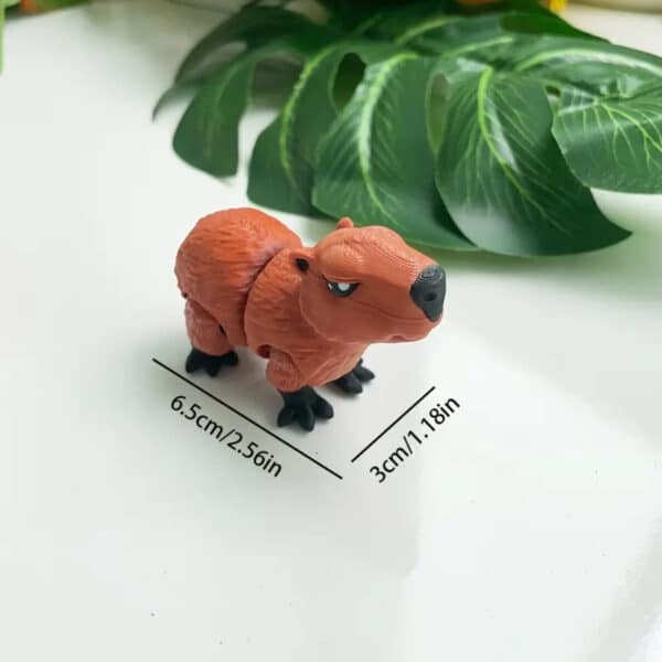 Movable 3D Printed Capybara Animal Toy for Children's - Image 2