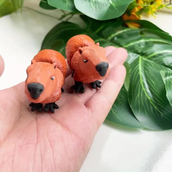 Movable 3D Printed Capybara Animal Toy for Children's - Image 4