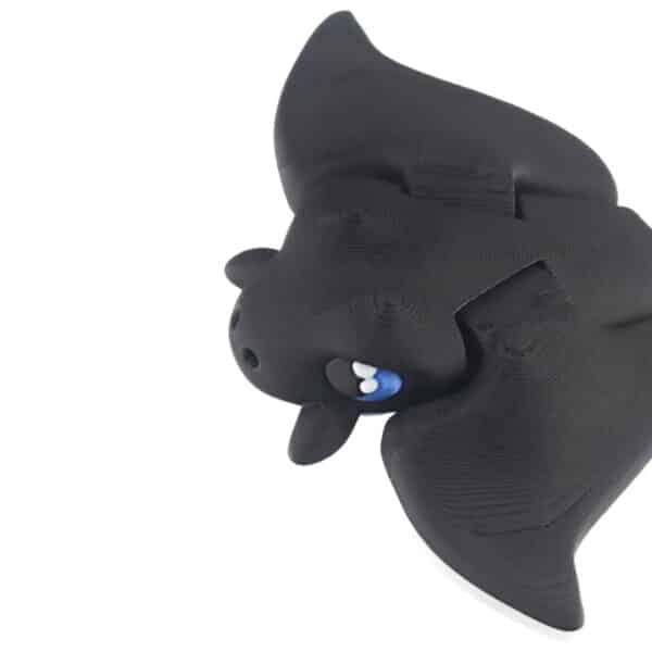 Customizable 3D Printed Flexible Devil Fish Toy for Kids - Image 2