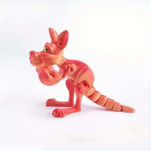 3D Printed Creative Boxing Kangaroo Joint Movable Toy - Image 2