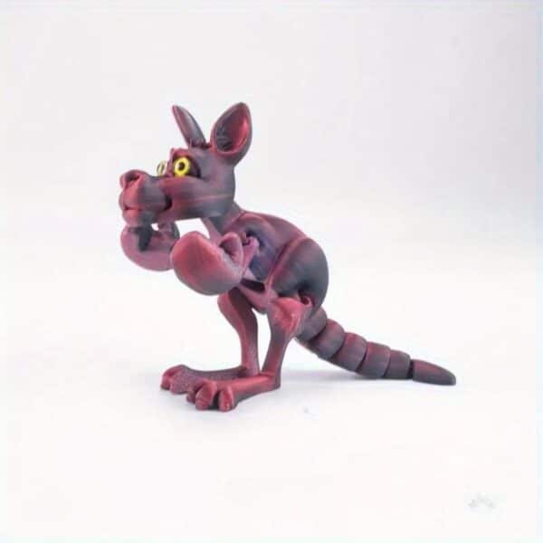 Creative 3D Printed Boxing Kangaroo Joint Movable Toy - Image 3