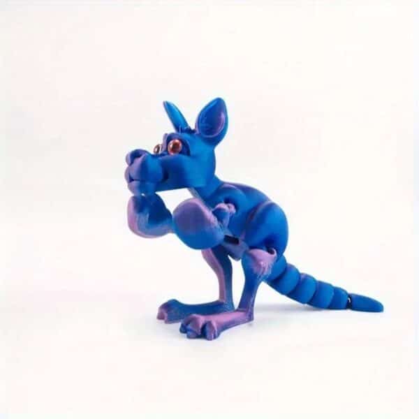Creative 3D Printed Boxing Kangaroo Joint Movable Toy - Image 4