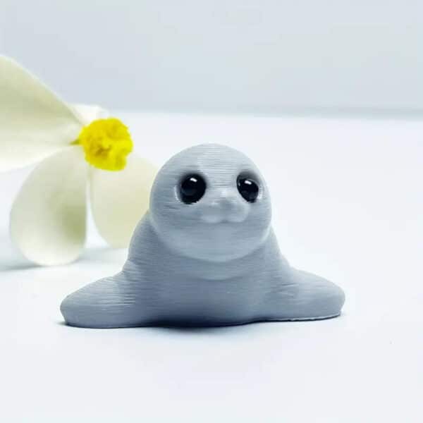 Customized Articulated 3D Printed Cute Seal Toy for Kids - Image 2
