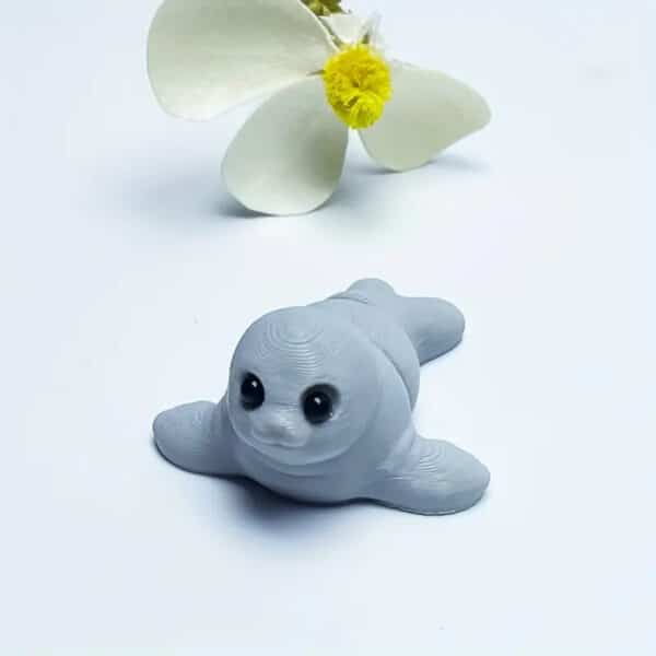 Customized Articulated 3D Printed Cute Seal Toy for Kids - Image 3