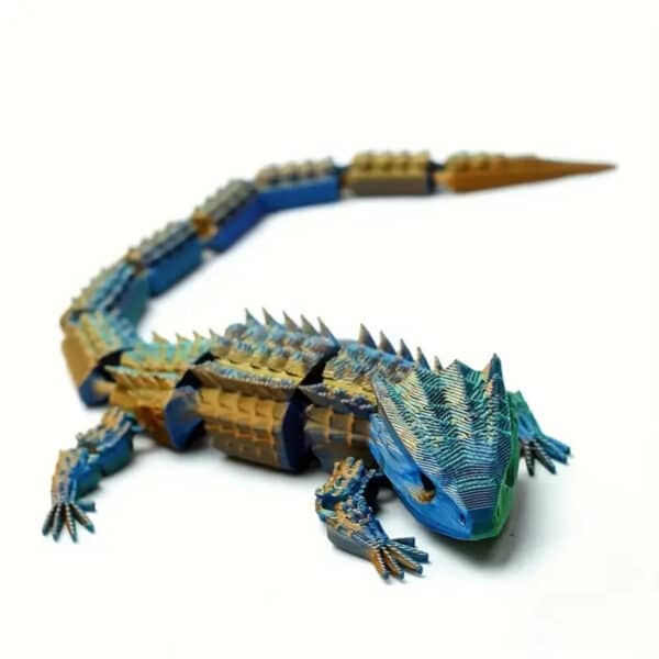 Customizable 3D Printed Articulated Lizard Toy for Kids - Image 3