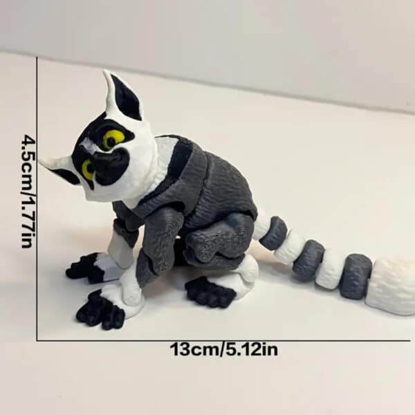 3D Printed Lemur with Movable Joints Toy for Children's - Image 3