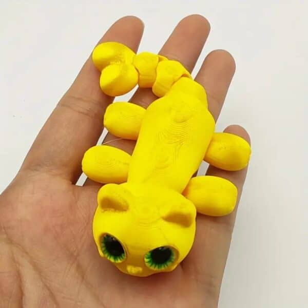 Articulated 3D Printed Flexible Joints Cat Toy for Children's - Image 3