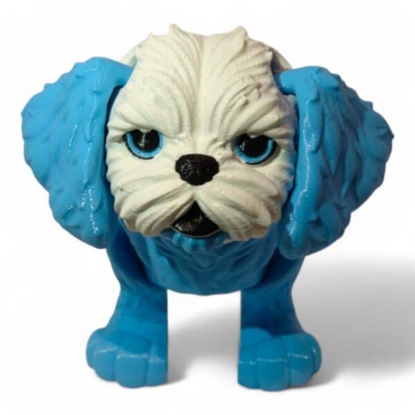 Customizable Shih Tzu 3D Printed Toy with Flexible Joints - Image 4