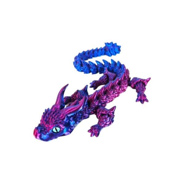 3D Printed Articulated Customized Dragon Toy for Kids - Image 3