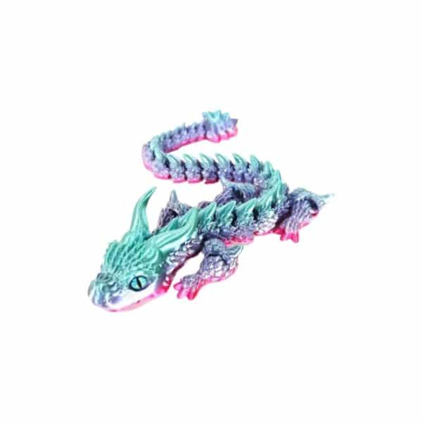 3D Printed Articulated Customized Dragon Toy for Kids - Image 2