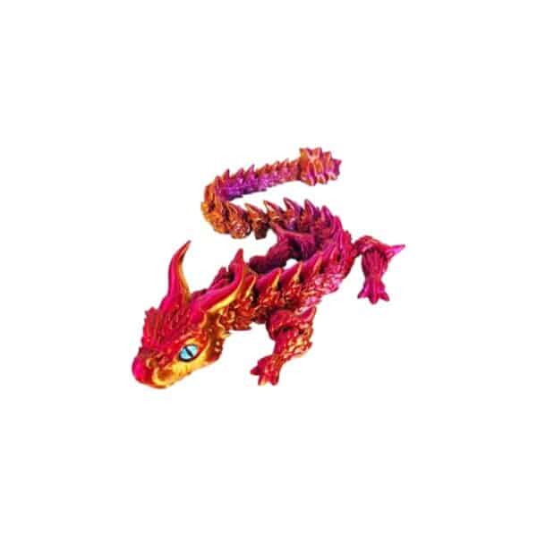 3D Printed Articulated Customized Dragon Toy for Kids - Image 4