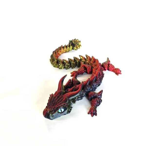 3D Printed Articulated Customized Dragon Toy for Kids - Image 7