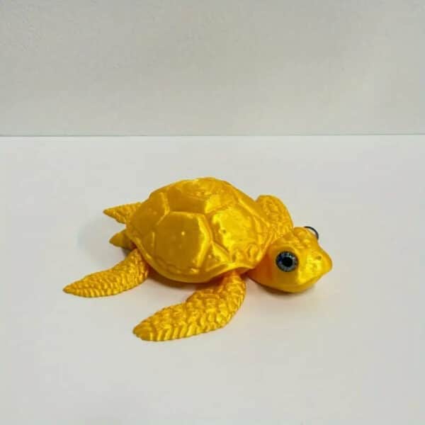Articulated 3D Printed Sea Turtle Toy with Realistic Eyes - Image 8