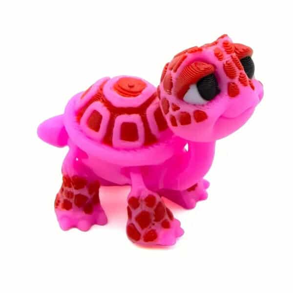 Customized Vibrant 3D Printed Turtle with Flexible Joints - Image 5