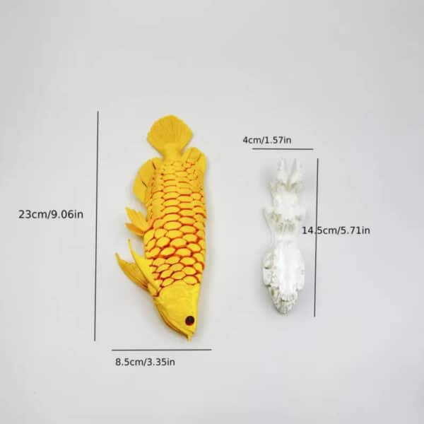 Articulated 3D Printed Mystical Arowana Toy for Children's - Image 2