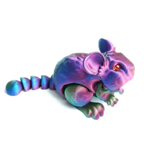 3D Printed Poseable Articulated Mouse Toy for Kids - Image 2