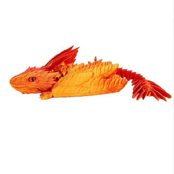 Articulated 3D Printed Wyvern Dragon Toy for Children's - Image 9