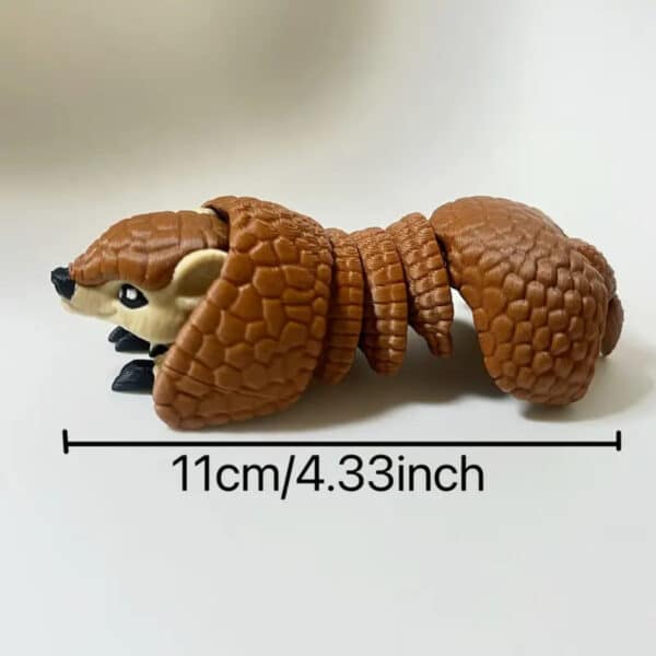 3D Printed Arnold the Armadillo Stress Relief Toy for Kids - Image 2