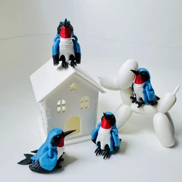 Customized 3D Printed Multicolor Bird Toy for Children's - Image 2
