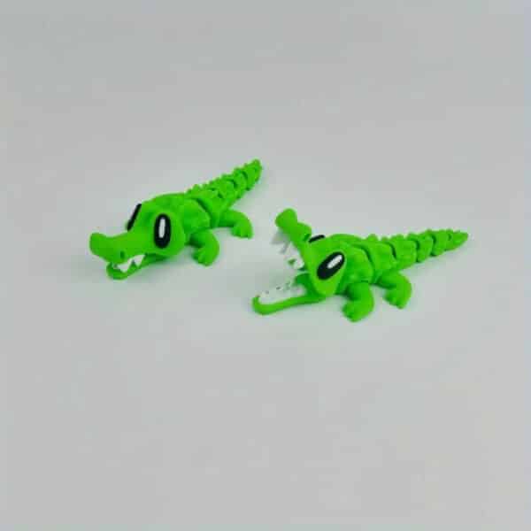 Custom Articulated 3D Printed Crocodile Toy for Children's - Image 2